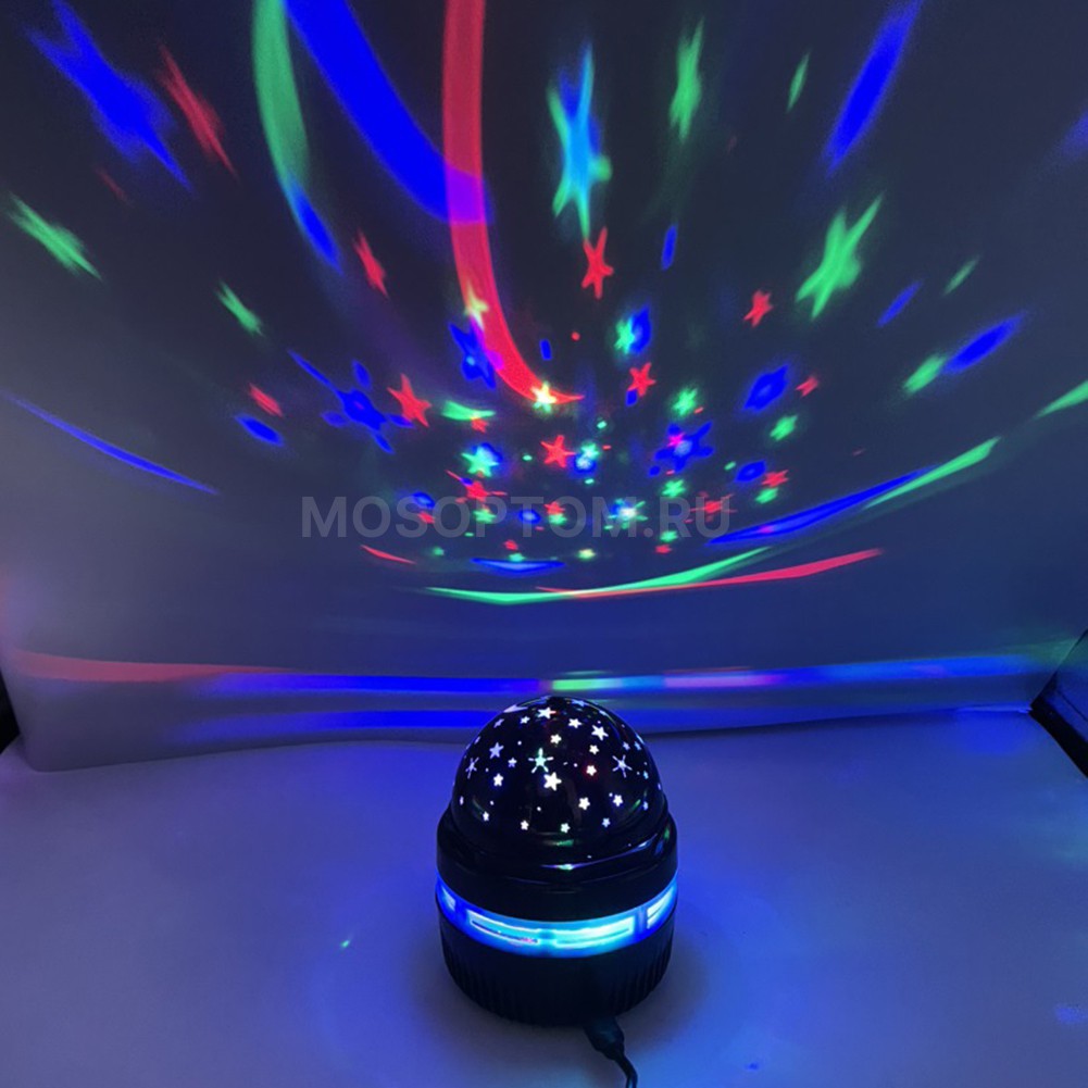 Проектор-ночник с вращением Звездное небо LED Magic Ball оптом - Фото №5