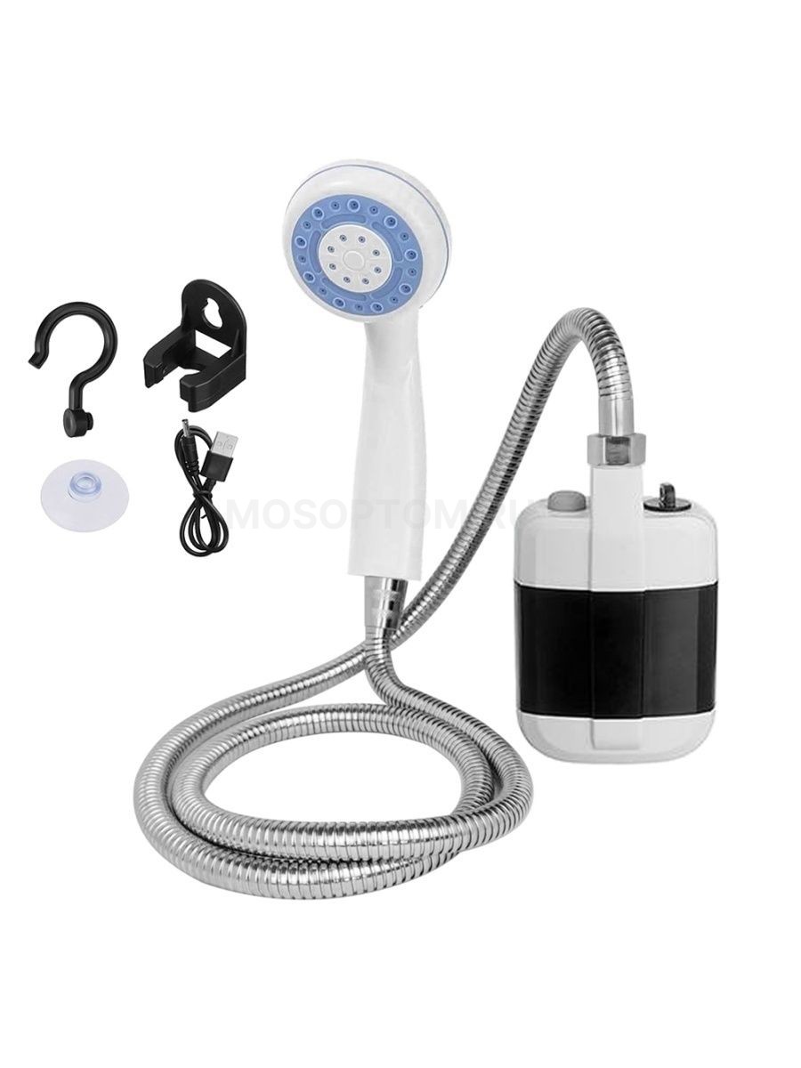 Походный переносной душ с акуммулятором и USB зарядкой Portable Outdoor Shower оптом