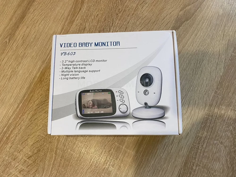 Беспроводная видеоняня Video Baby Monitor VB-603 с увеличенным радиусом действия, цветным экраном 3,2" высокого разрешения оптом - Фото №14
