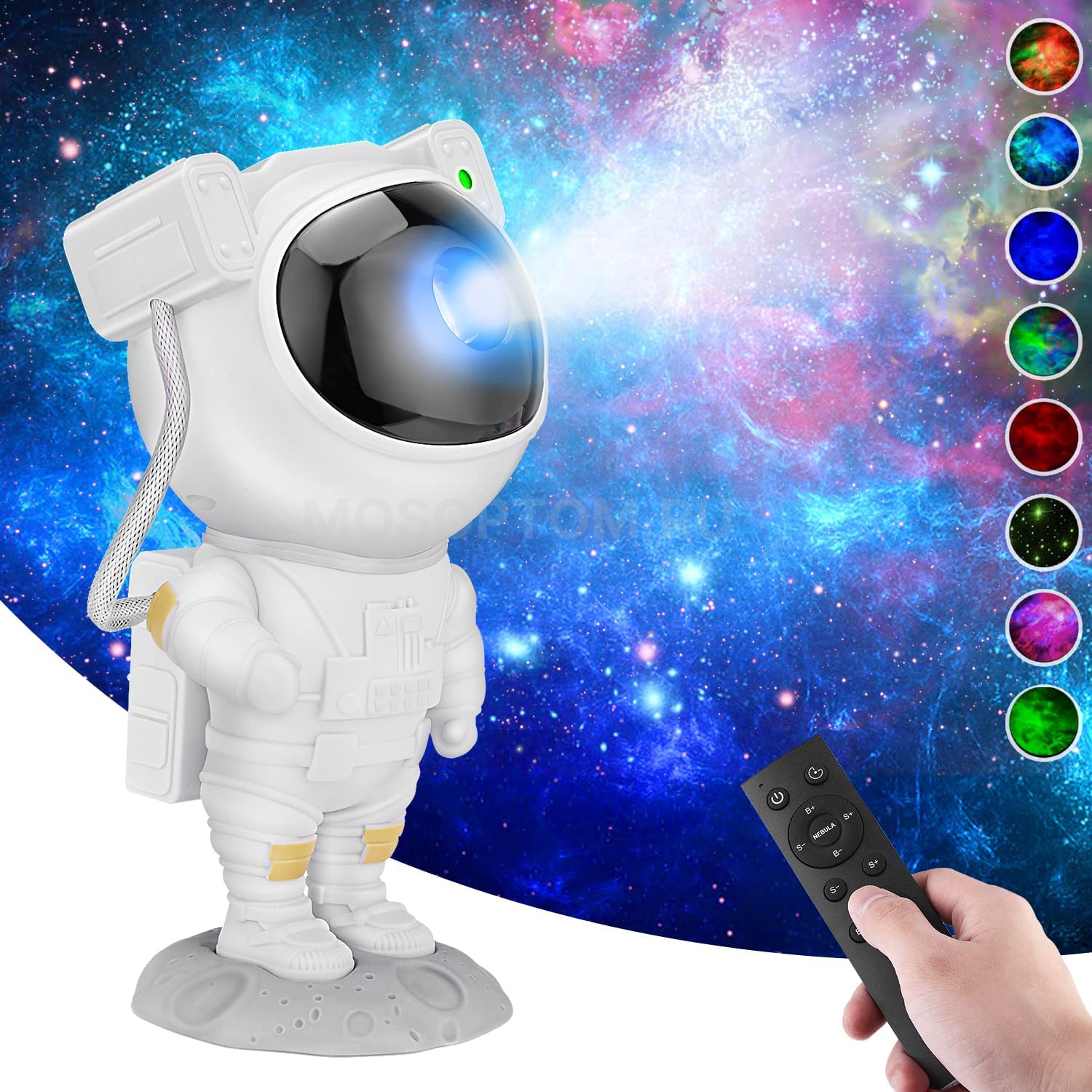 Лазерный проектор-ночник Астронавт Astronaut Starry Sky Projector оптом - Фото №8