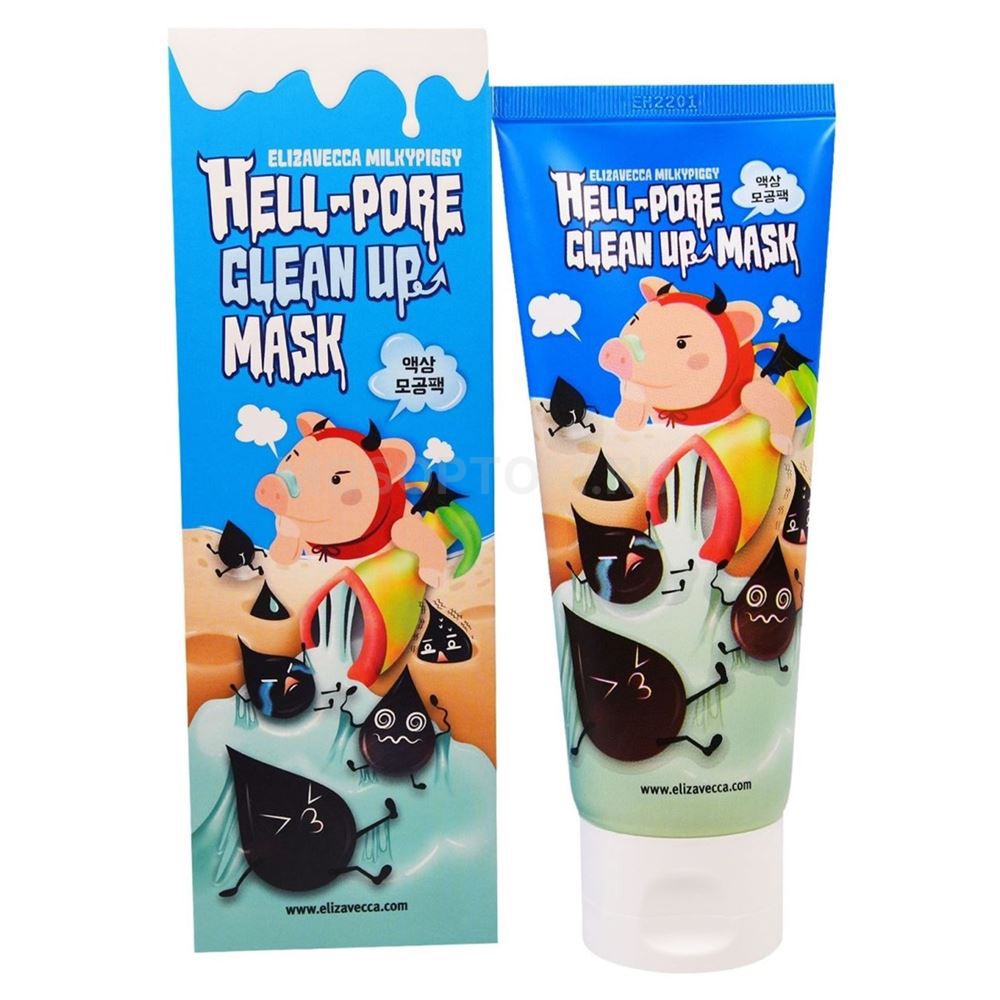 Маска-плёнка для очищения пор Elizavecca Milky Piggy Hell-Pore Clean Up Mask 100мл оптом