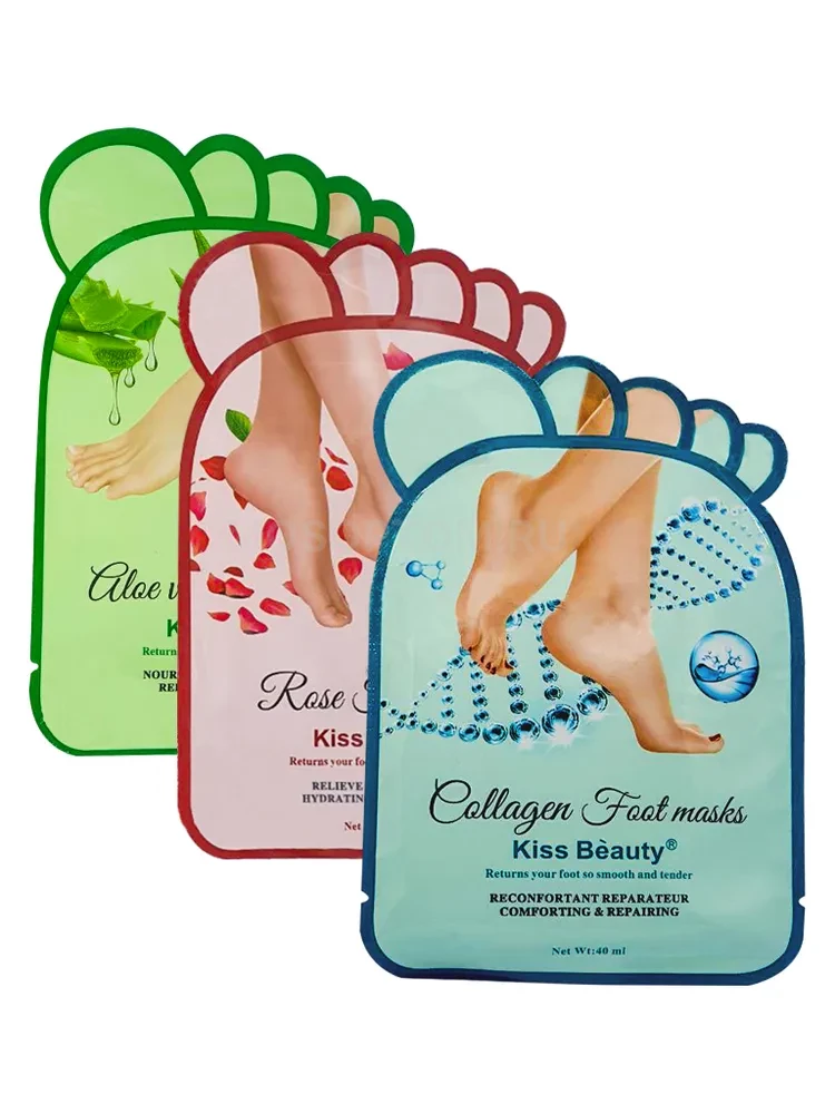 Маска для ног Kiss Beauty Collagen Foot Masks 40мл оптом - Фото №6