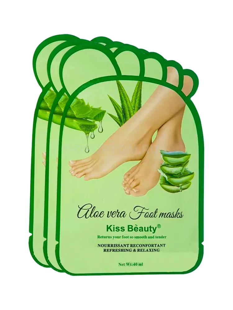 Маска для ног Kiss Beauty Aloe Vera Foot Masks 40мл оптом