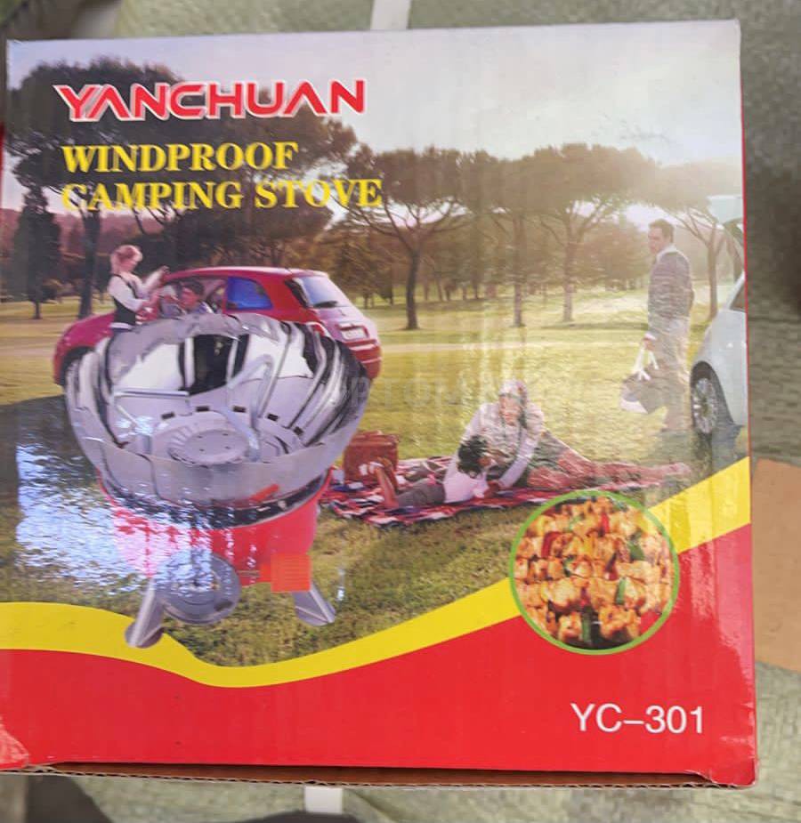 Плитка газовая портативная с пьезоподжигом Yanchuan Windproof Camping Stove YC-301 оптом - Фото №2