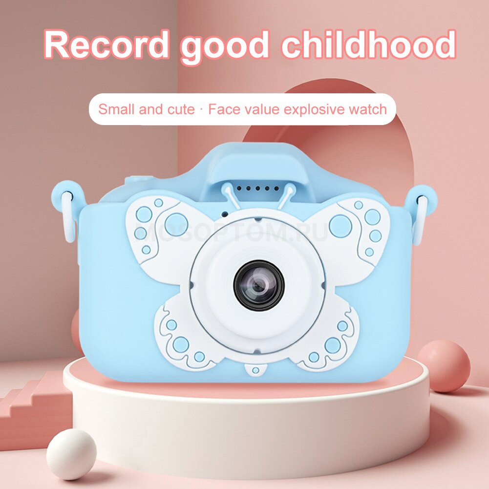 Детский цифровой фотоаппарат Бабочка Kids Camera оптом - Фото №5