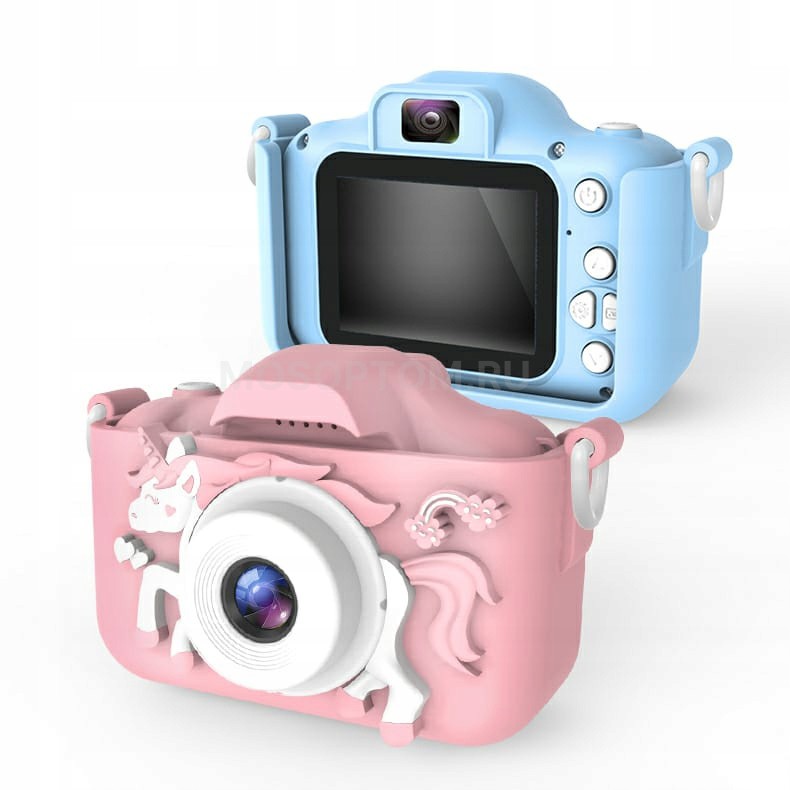Детский цифровой фотоаппарат Единорог Digital Camera For Children оптом - Фото №3