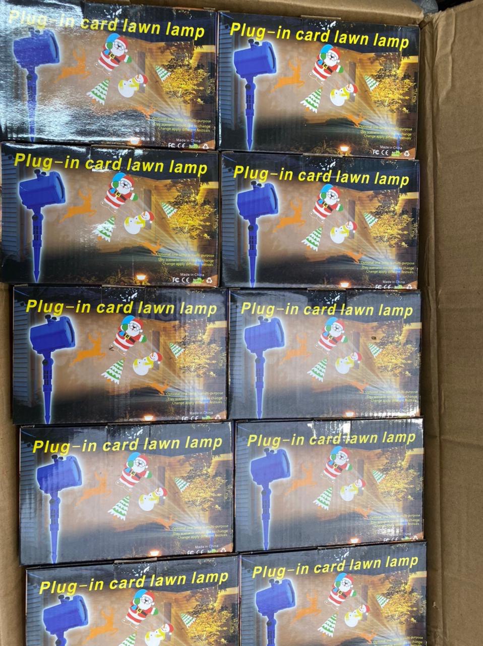 Звездный уличный проектор Plug-in Card Lawn Lamp оптом - Фото №2