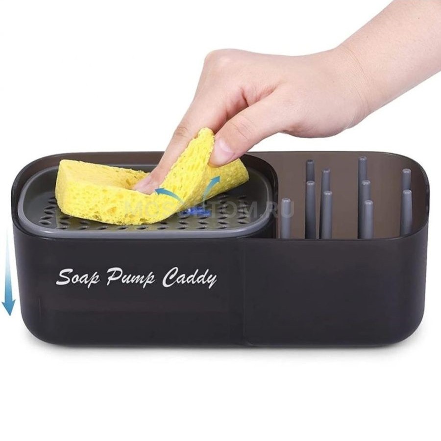 Кухонный диспенсер для моющего средства Soap Pump And Sink Caddy оптом - Фото №3