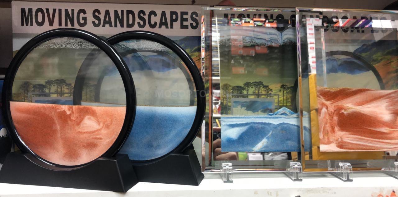 Песочные часы-картина Moving Sandscapes круглая форма оптом - Фото №2