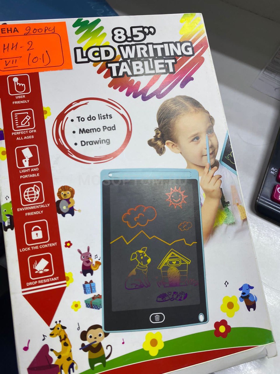 Графический планшет для рисования LCD Writing Tablet 8,5 диагональ оптом - Фото №4