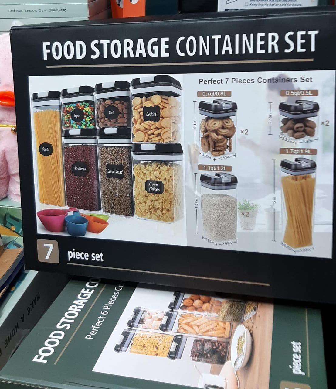 Набор контейнеров для хранения Food Storage Container Set 7 предметов оптом - Фото №2