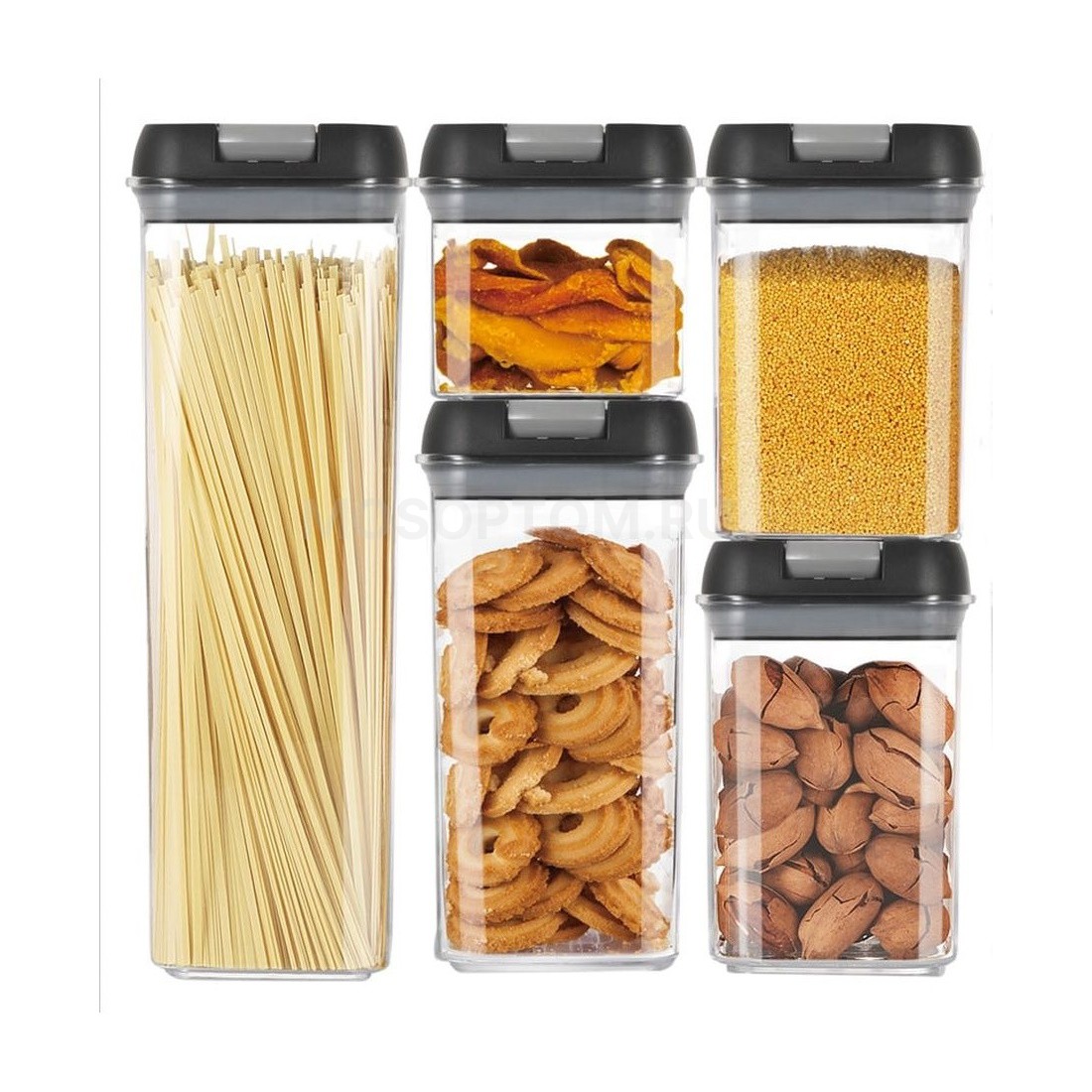 Набор контейнеров для хранения Food Storage Container Set 5 предметов оптом