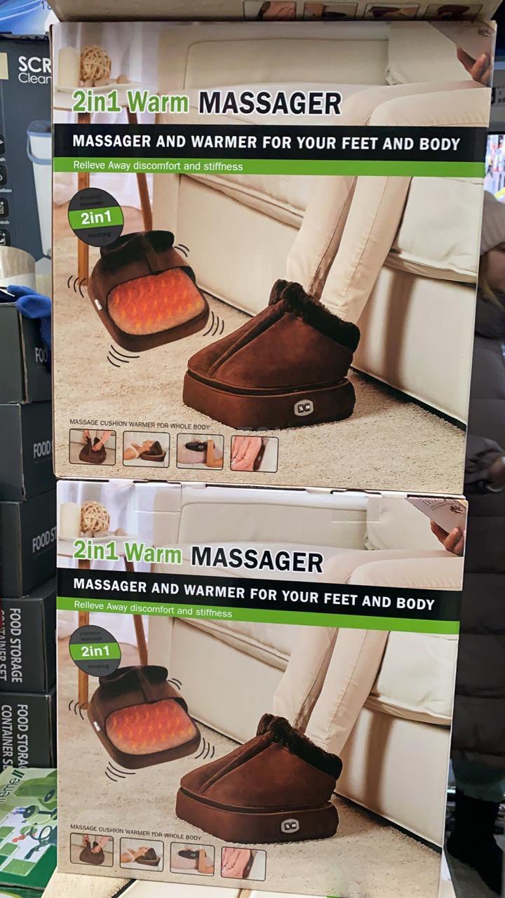 Тепловой массажер для ног 2in1 Warm Massager оптом - Фото №2