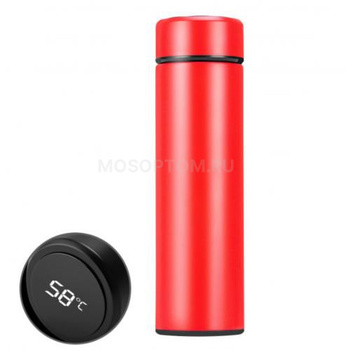Бутылка-термос с датчиком температуры и ситечком Thermos Cup Intelligent Display svs3a4 500мл оптом - Фото №5