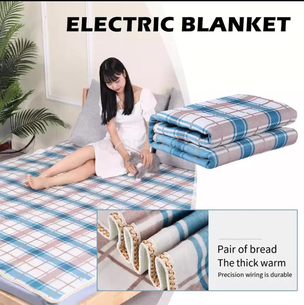 Одеяло с электрическим подогревом и автоматическим термостатом Electric Blanket 180х150см оптом - Фото №3