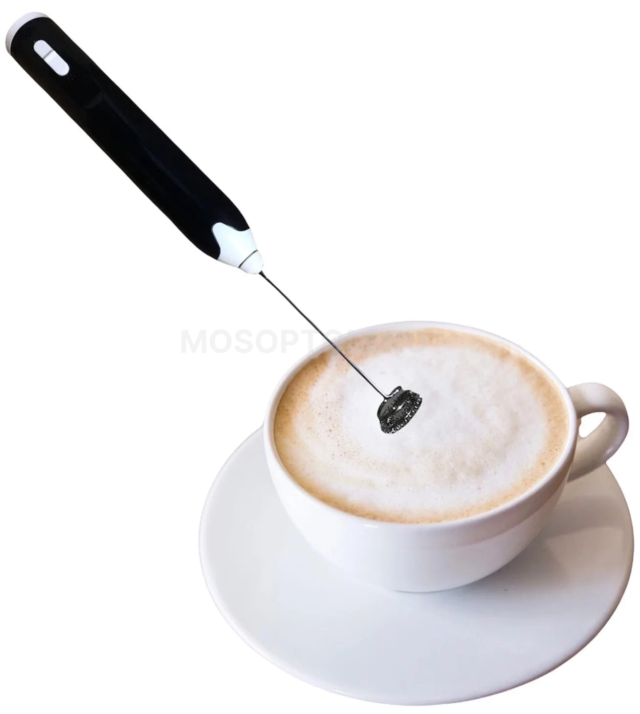 Портативный капучинатор для молока с двумя венчиками Meoko USB Speed Adjustable Milk Frother оптом - Фото №4