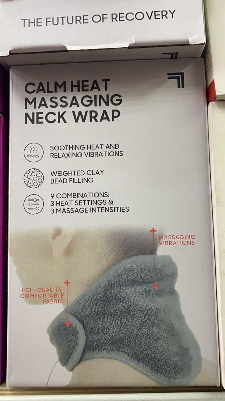 Массажер для шеи с подогревом Calm Heat Massaging Neck Wrap оптом - Фото №2