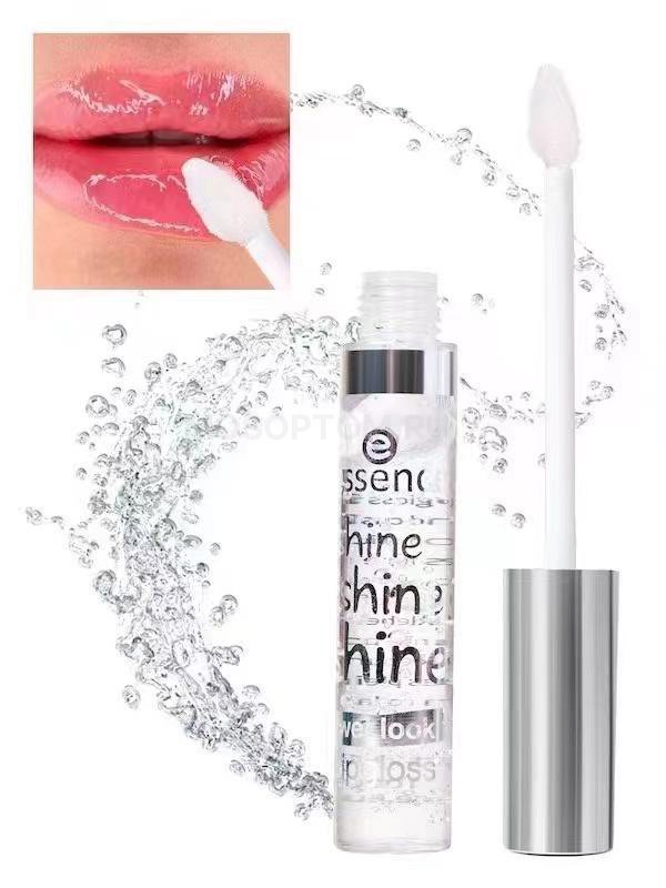 Прозрачный блеск для визуального увеличения губ Essence shine wet look lipgloss 12мл оптом - Фото №2