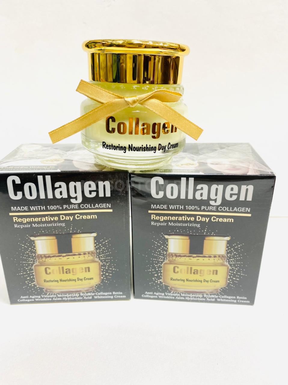 Регенерирующий дневной крем Wokali Collagen Restoring Nourishing Day Cream 55мл оптом - Фото №3