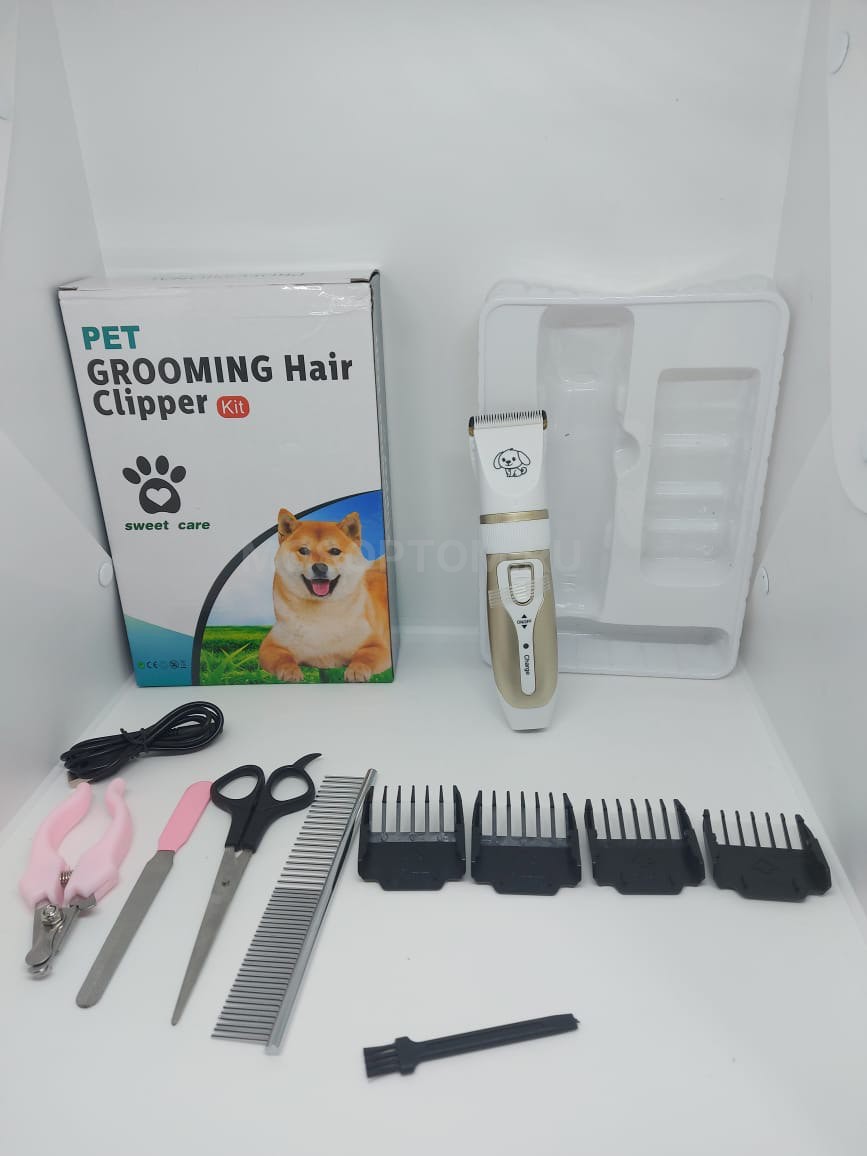 Набор для груминга домашних животных Pet Grooming Hair Clipper Kit оптом - Фото №3