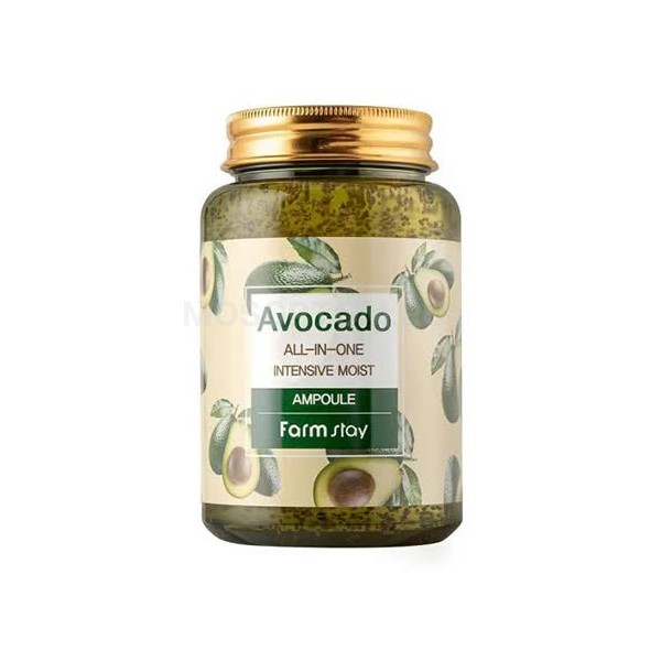 Ампульная сыворотка с экстрактом авокадо FarmStay Avocado All-in-One Intensive 250мл оптом - Фото №5