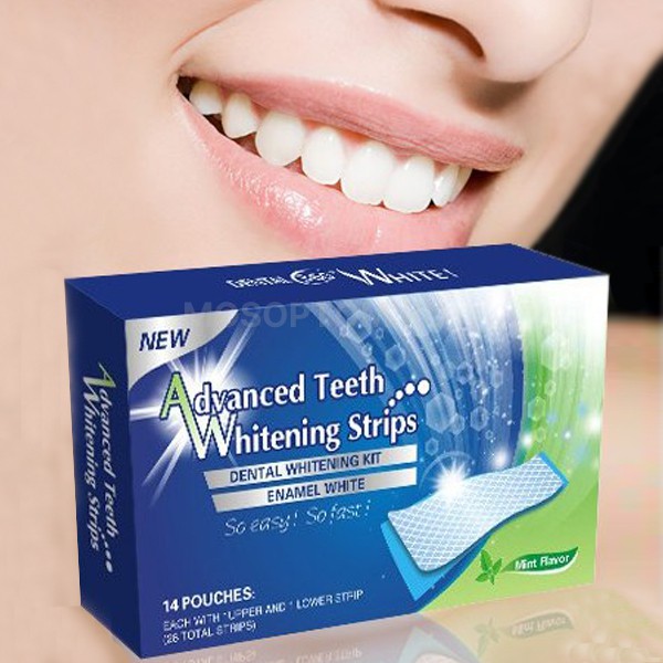 Отбеливающие полоски для зубов Advanced Teeth Whitening Strips оптом - Фото №3