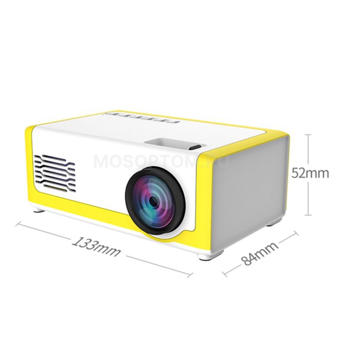 Светодиодный мини-проектор HD1080P LED Multimedia Projector оптом - Фото №4
