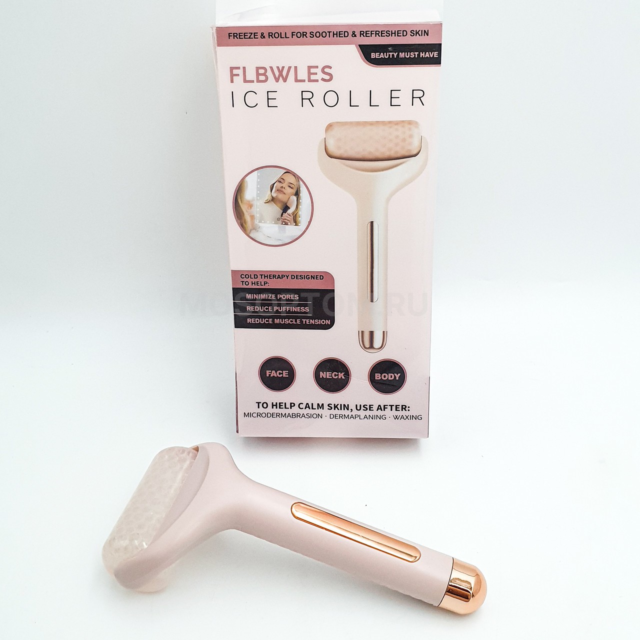 Охлаждающий ролик массажер для лица и тела Flbwles Ice Roller оптом - Фото №4