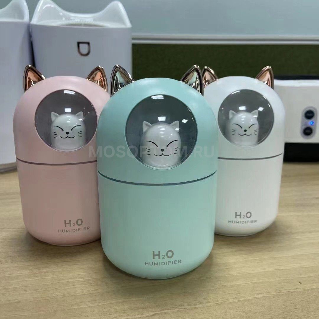 Увлажнитель воздуха Humidifier H2O Маленький милый кот 300мл оптом - Фото №4