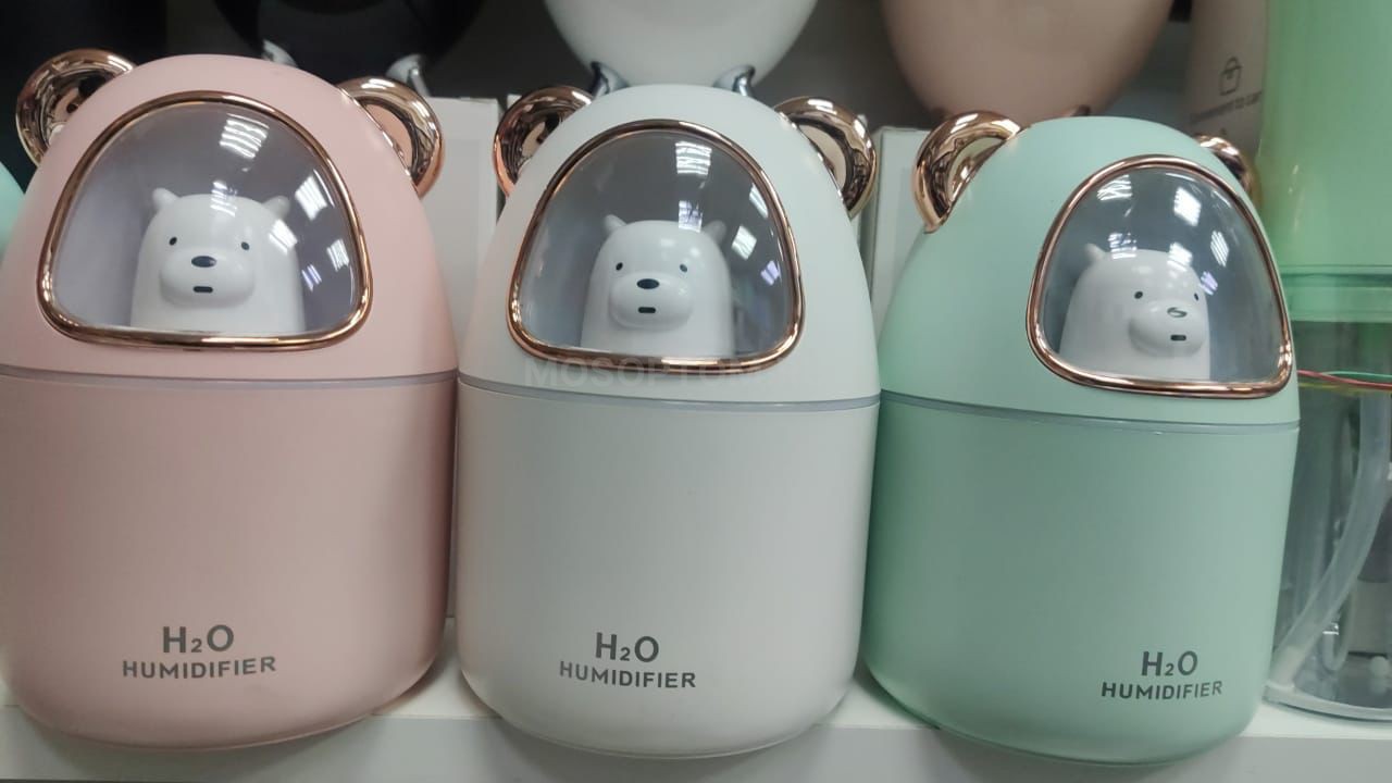 Мини-увлажнитель воздуха с ночником Медведь H2O Humidifier оптом - Фото №2
