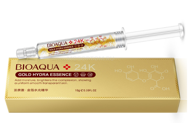 Сыворотка для лица Bioaqua Gold Hydra Essence 24K,10g оптом