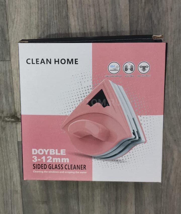 Магнитная щетка двусторонняя для мытья окон Clean Home Doyble 3-12mm оптом - Фото №5