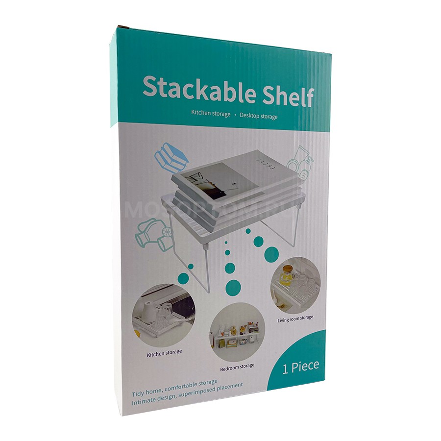 Складная настольная полка для хранения Stackable Shelf Kitchen storage Desktop storage оптом