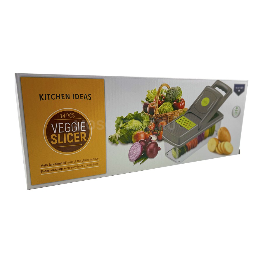 Многофункциональная овощерезка 14в1 Kitchen Ideas Veggie Slicer оптом