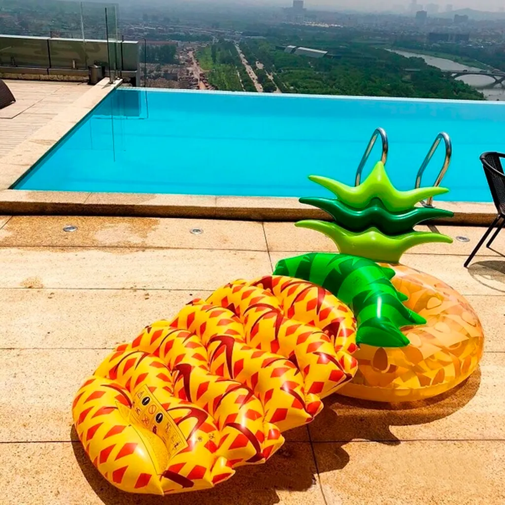 Матрас надувной Floating Row Inflatable Pineapple Mattress Ананас оптом - Фото №2