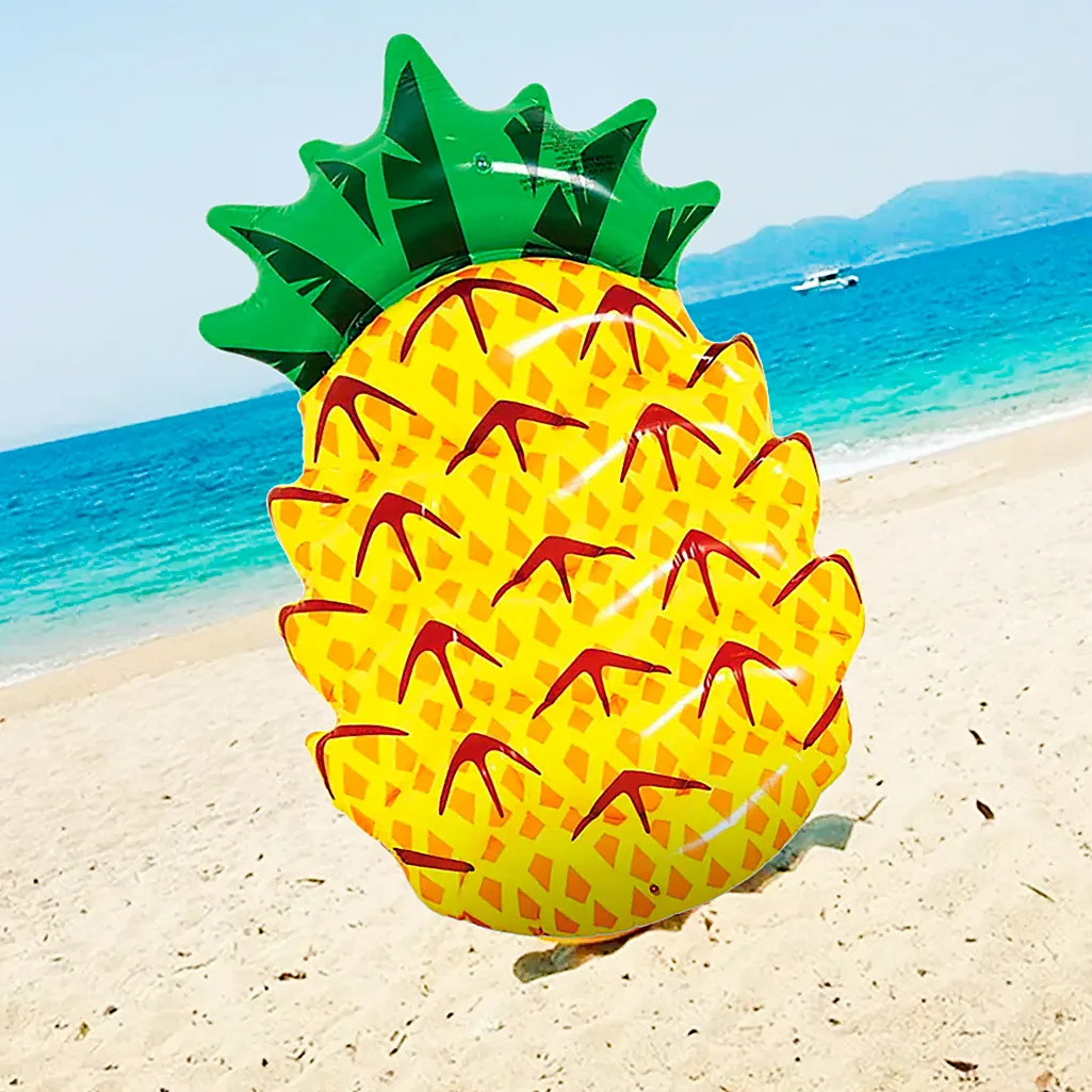 Матрас надувной Floating Row Inflatable Pineapple Mattress Ананас оптом - Фото №3