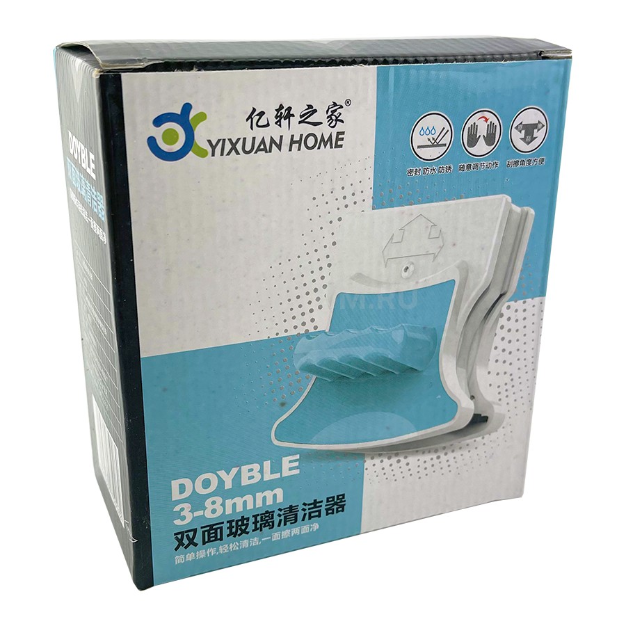 Магнитная щетка для мытья окон с двух сторон Yixuan Home Doyble 3-8mm оптом
