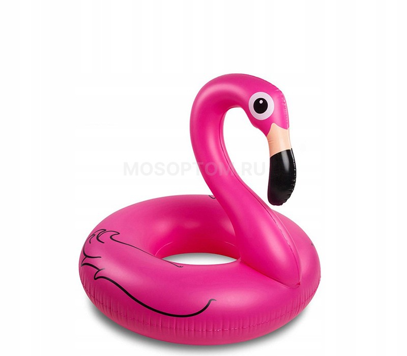 Надувной круг розовый фламинго D-120 см оптом