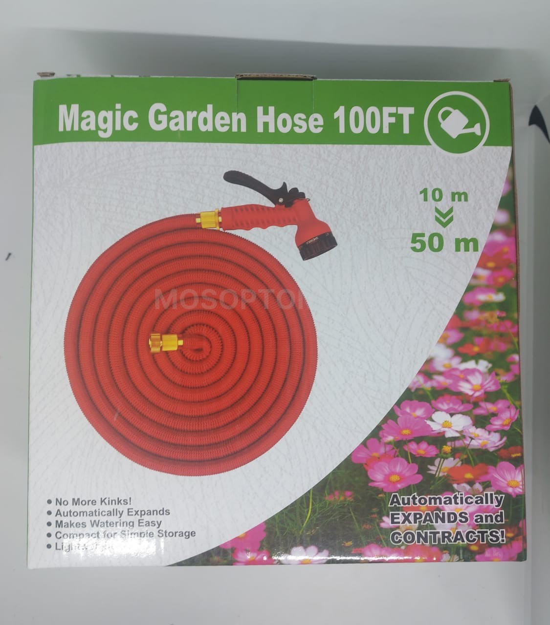 Шланг поливочный растягивающийся Magic Garden Hose 100FT 10м-50м оптом - Фото №3