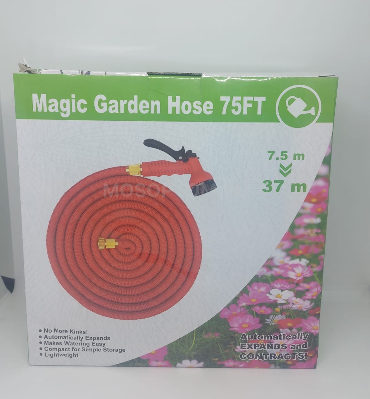 Шланг поливочный растягивающийся Magic Garden Hose 75FT 7.5м-37м оптом - Фото №3