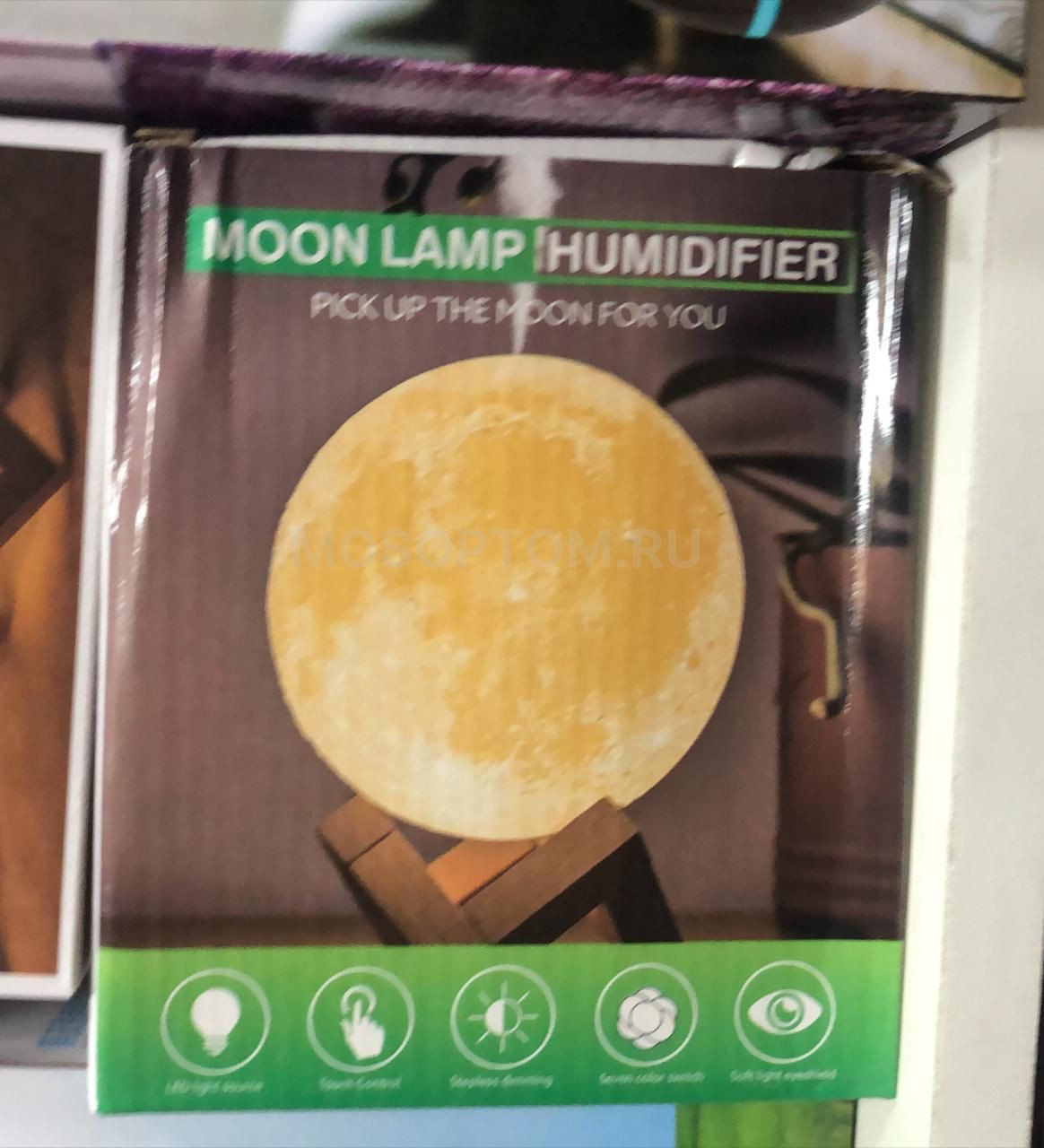 Ночник-светильник с увлажнителем Moon Lamp Humidifier оптом - Фото №3