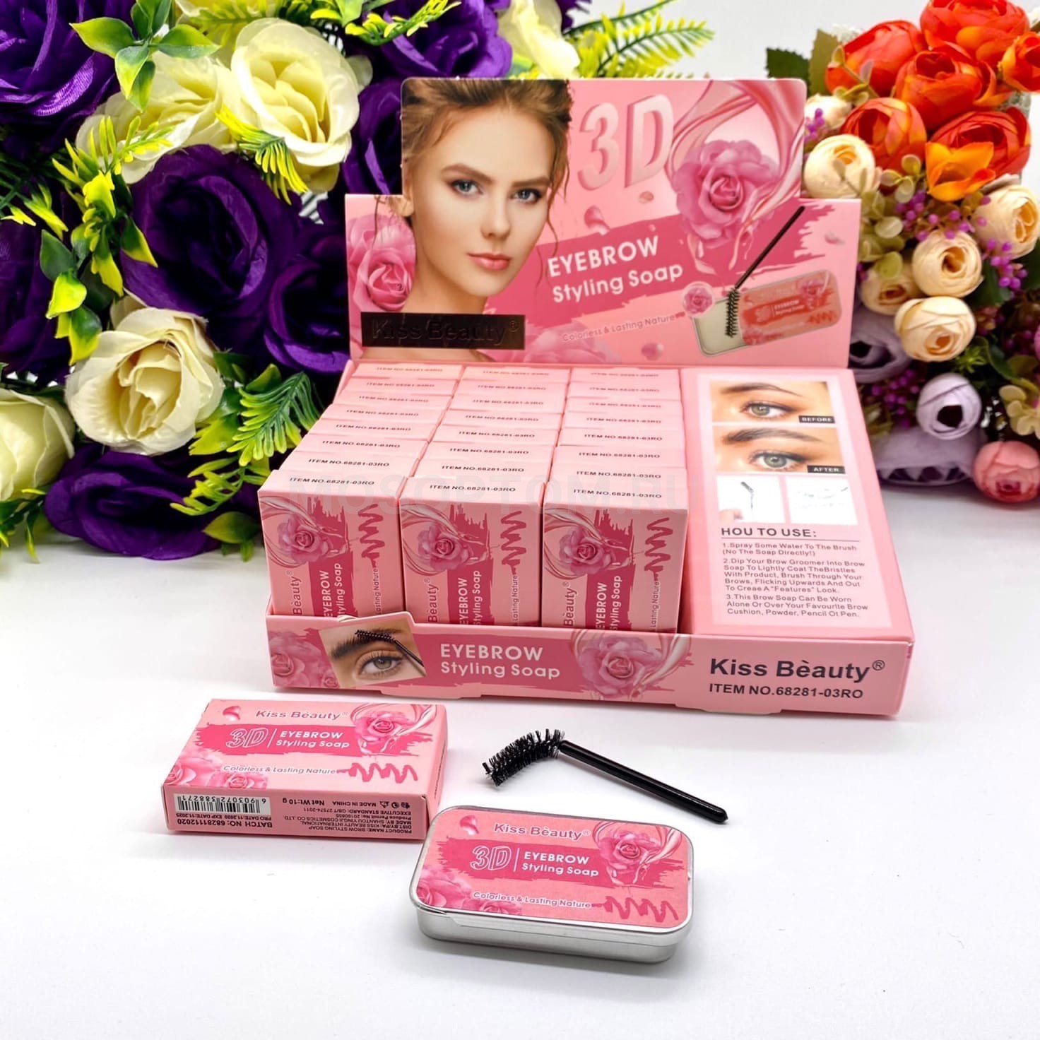 Стайлинг-мыло для бровей Kiss Beauty 3D Eyebrow Styling Soap оптом - Фото №5