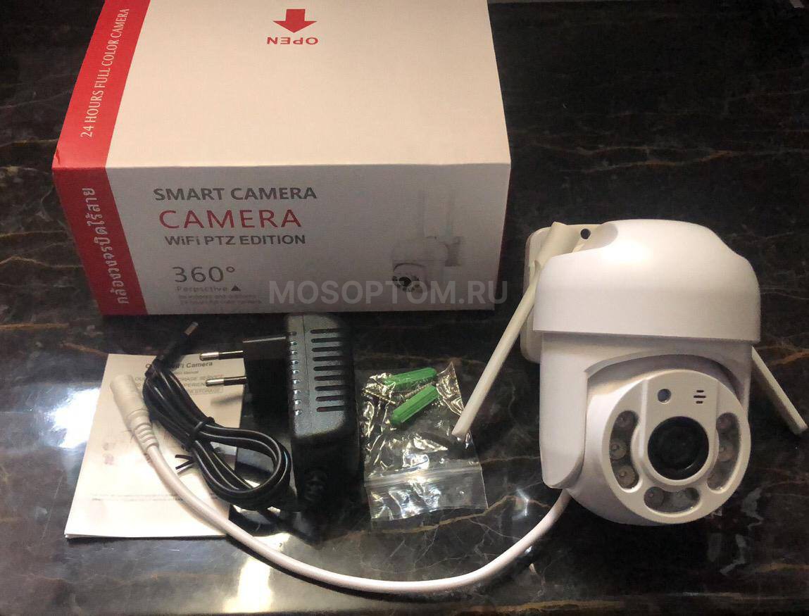 Наружная поворотная IP-камера Smart Camera WiFi PTZ Edition 1080P оптом - Фото №4