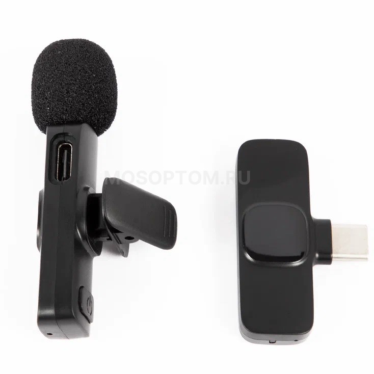 Микрофон петличный Bluetooth Wireless Microphone Type-C оптом - Фото №8