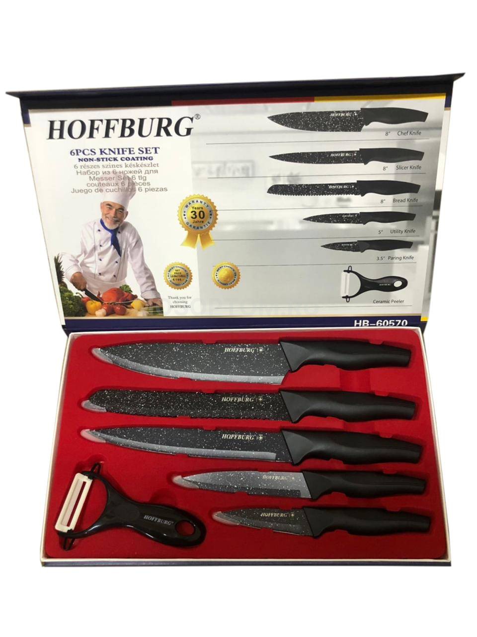 Набор кухонных ножей Hoffburg HB-60570 из 6 предметов оптом