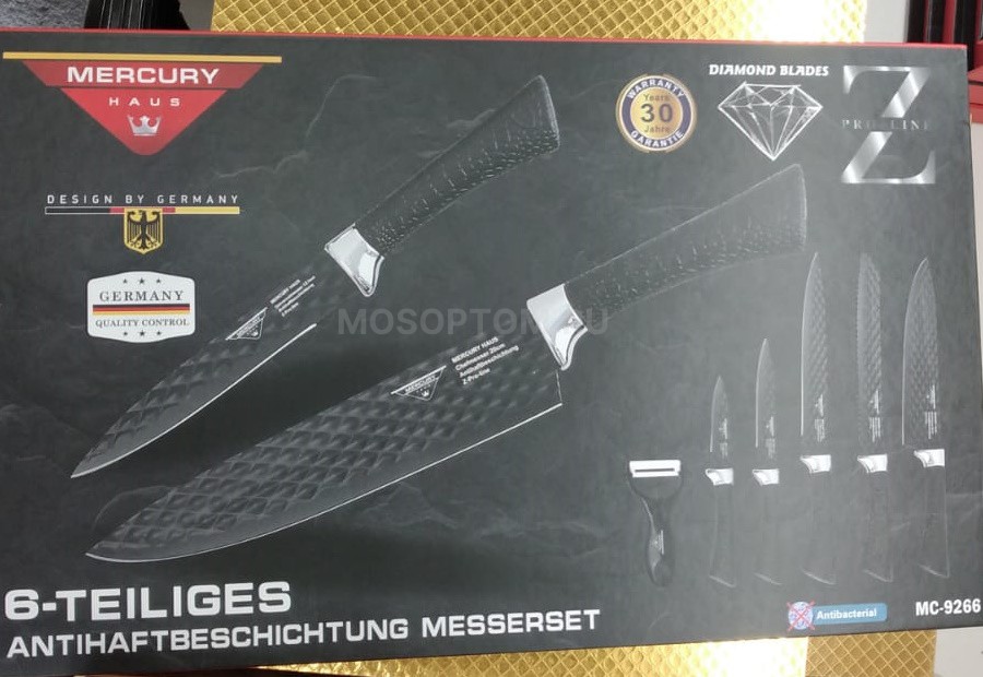 Набор ножей 6 предметов Mercury Haus MC-9266 оптом