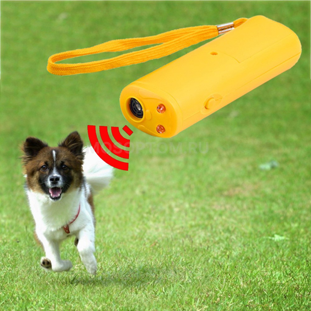 Ультразвуковой отпугиватель собак анти-лай с батарейкой Training dog оптом - Фото №4