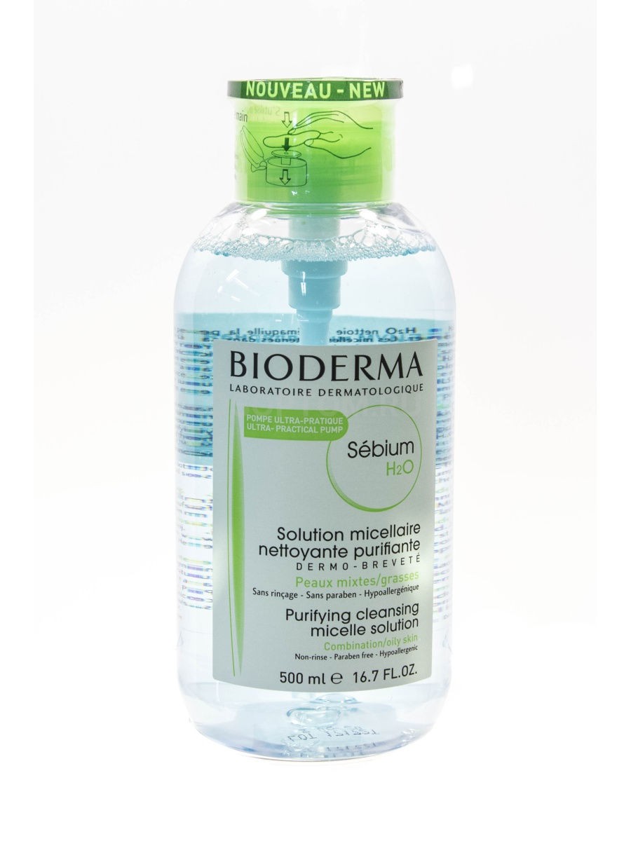 Мицеллярная вода Bioderma Sebium H2O 500мл оптом