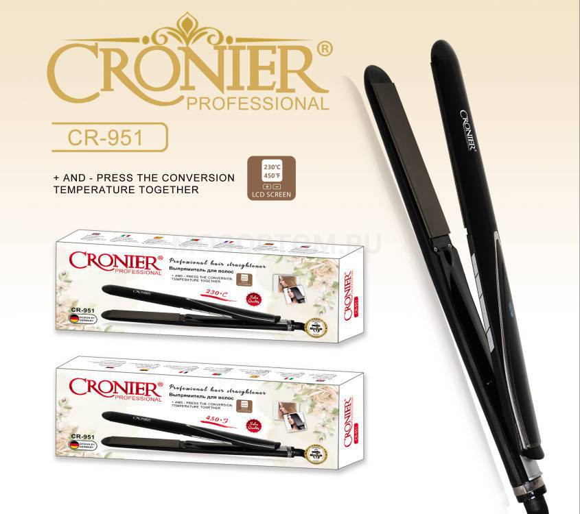 Выпрямитель для волос Cronier CR-951 оптом - Фото №2