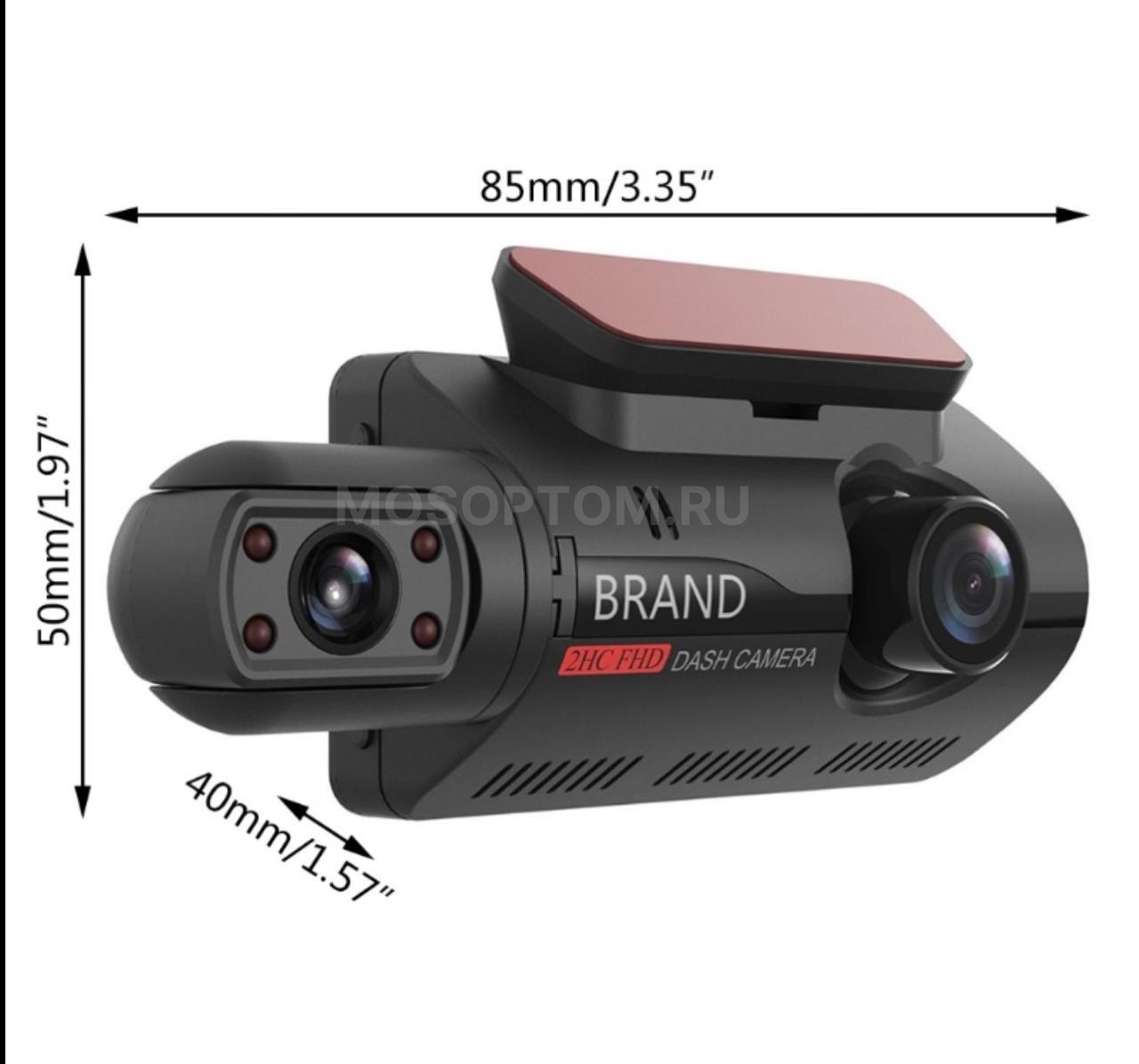 Автомобильный видеорегистратор BlackBOX DVR A68 Dual Lens, 2 камеры, Full HD 1080 оптом - Фото №5